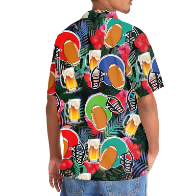 Rugby Beer Tropical Hawaiian Shirt
