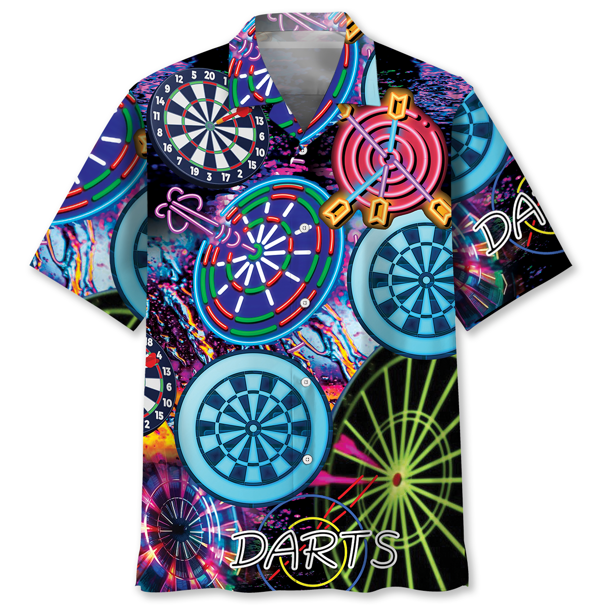 Dart Neon Hawaiian Shirt