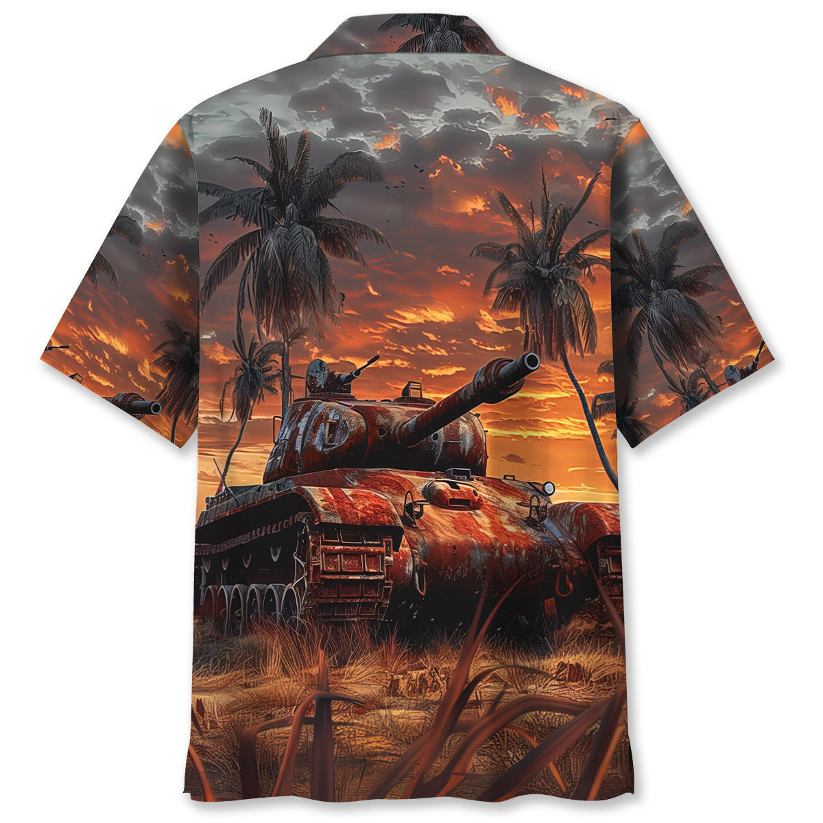 Old Soldier Tank Hawaiian Shirt