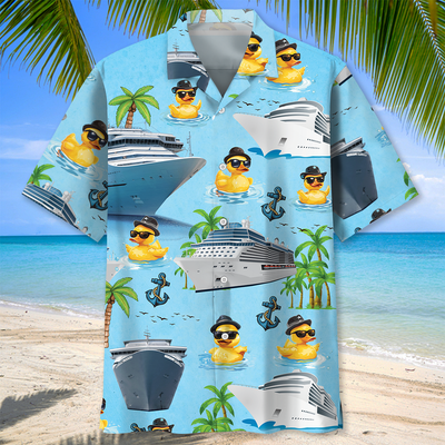 Funny Duck Cruise Hawaiian Shirt