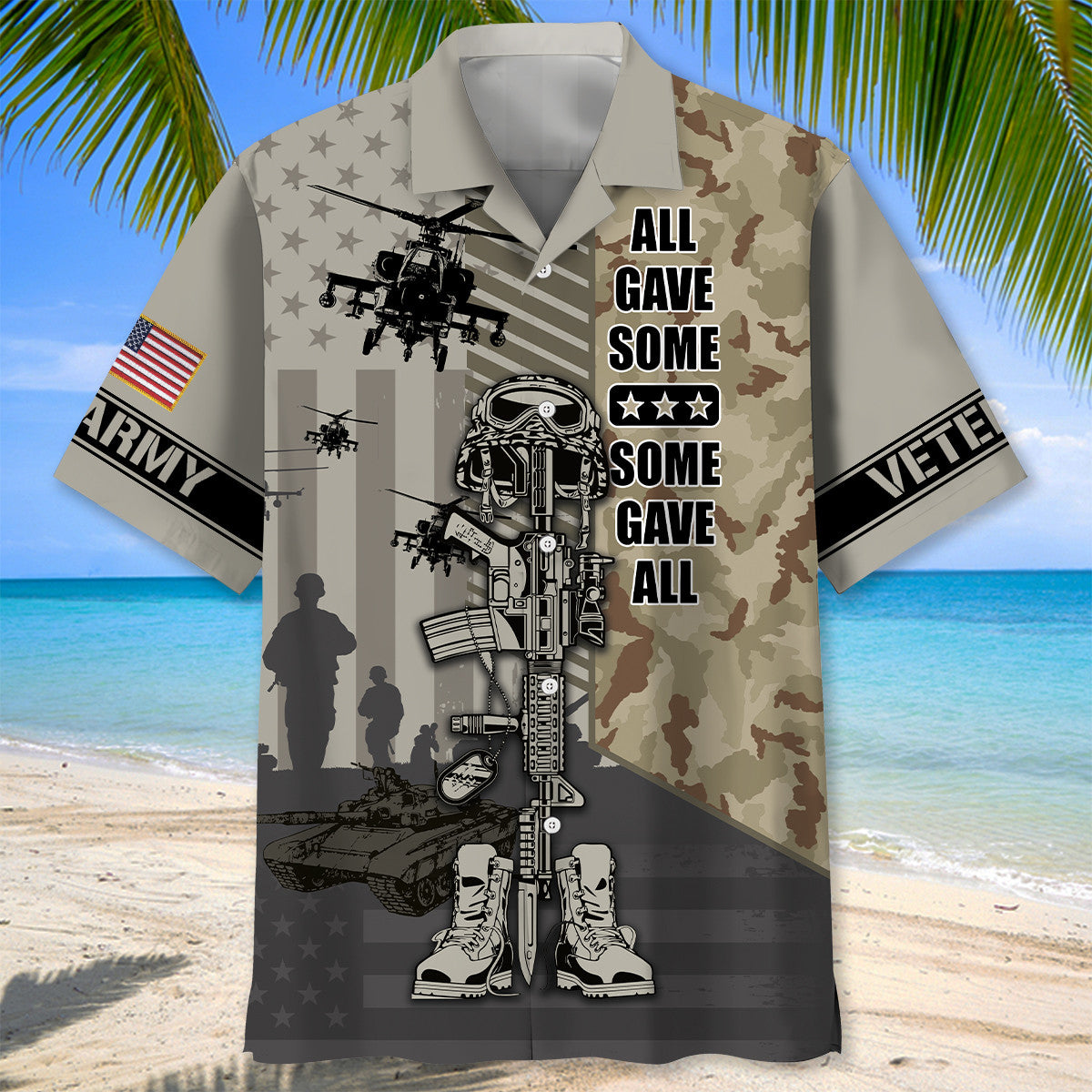 Veteran All Gave Some Some Gave All Hawaiian Shirt