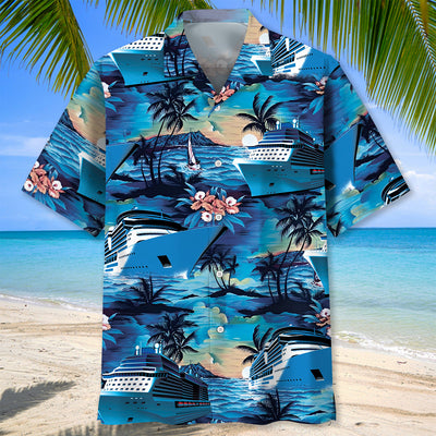 Blue Cruise Hawaiian Shirt