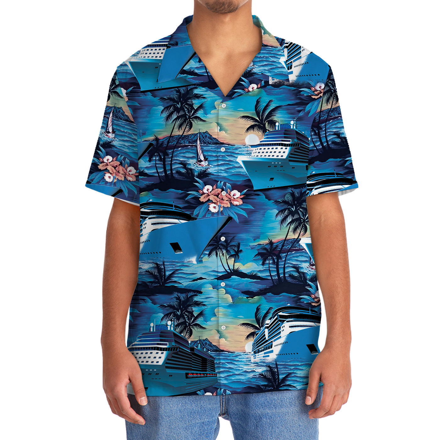 Blue Cruise Hawaiian Shirt