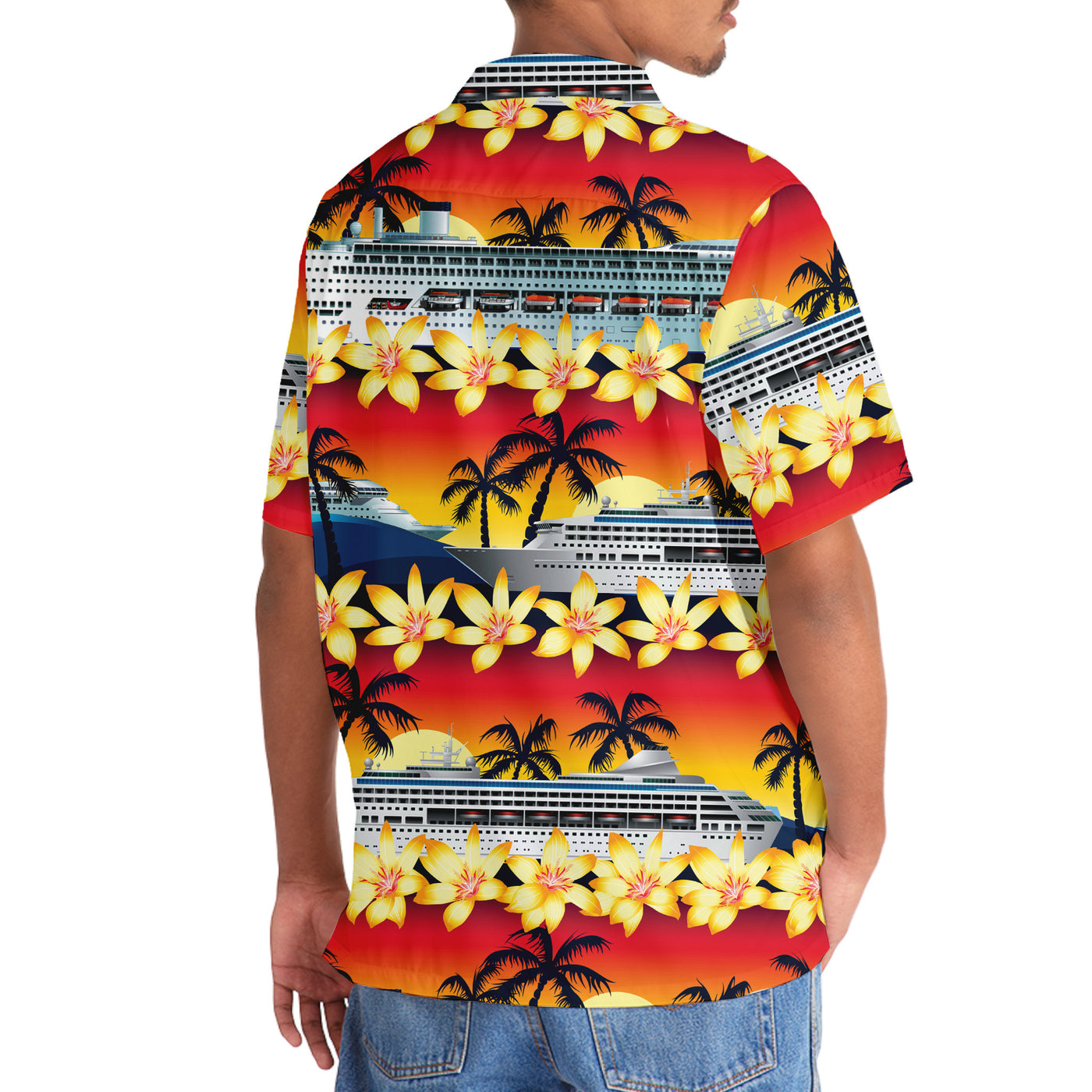 Cruise Sunset Hawaiian Shirt