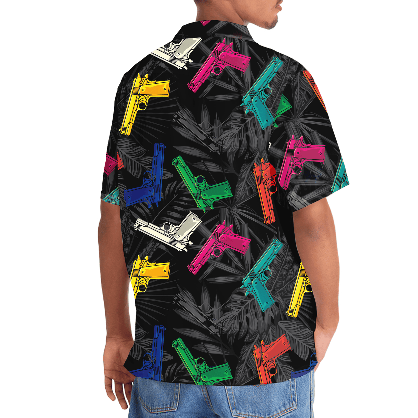 Colorful Guns Hawaiian Shirt