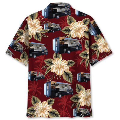 Floral Street Food Truck Hawaiian Shirt