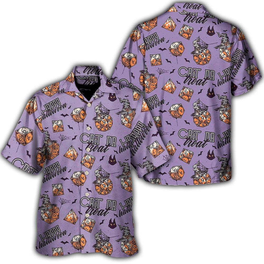 DnD Crit Or Treat Happy Halloween - Hawaiian Shirt