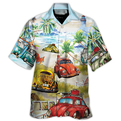 Car Love Beach Cool Style - Hawaiian Shirt