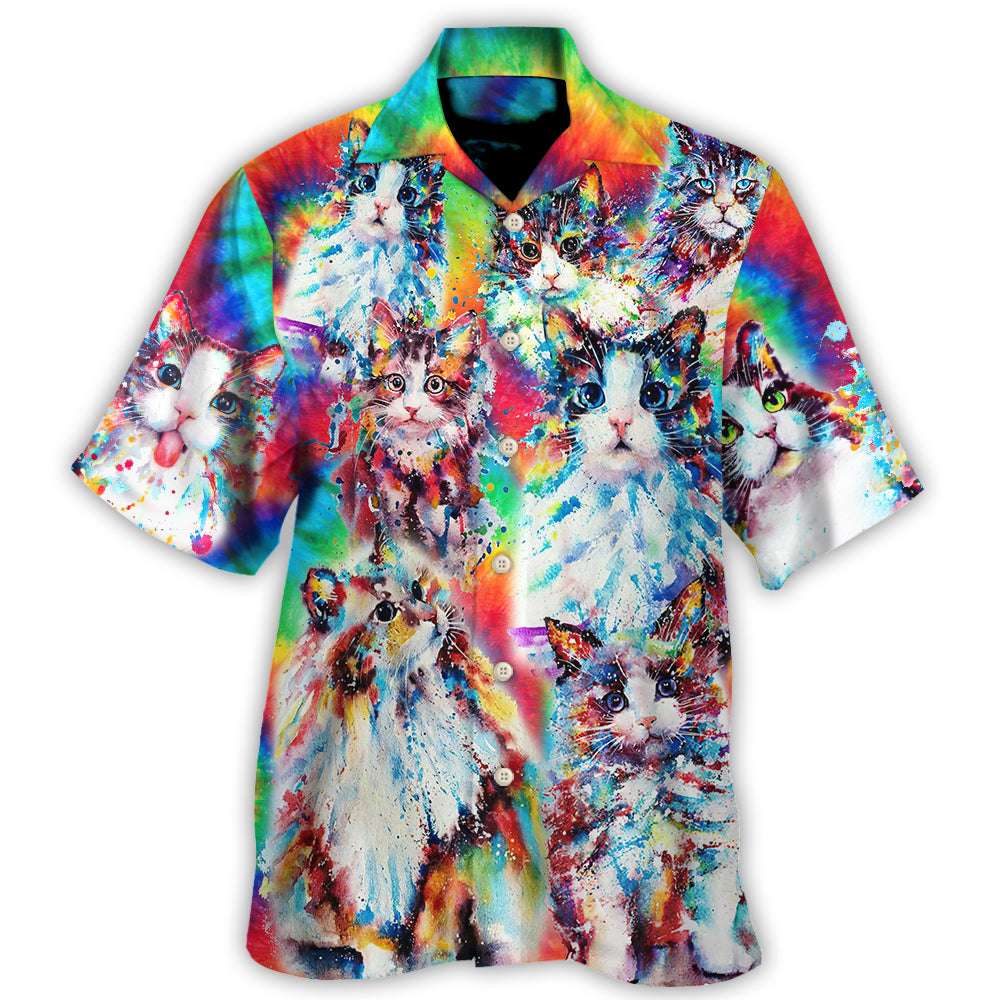Cat Baby Angel Color - Hawaiian Shirt