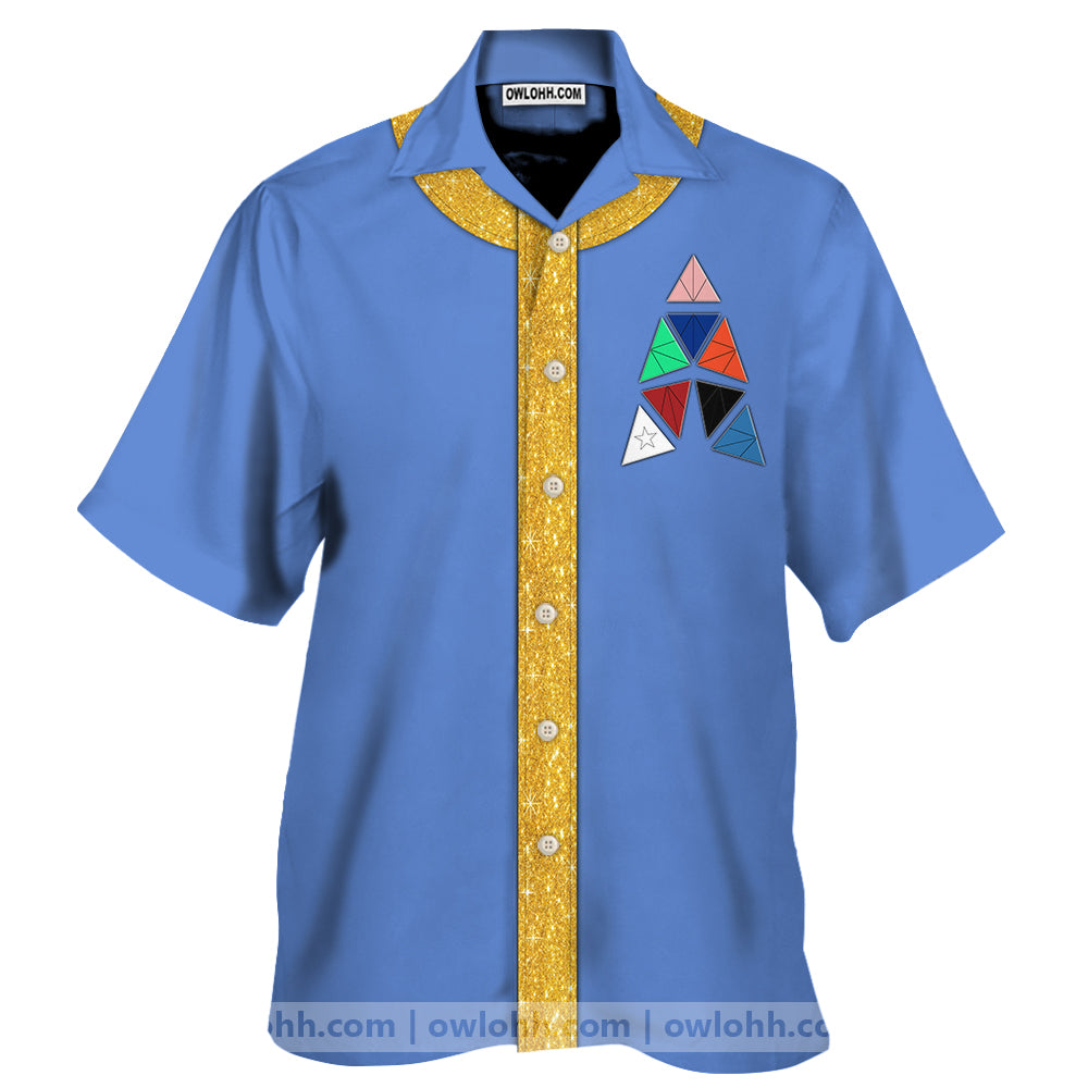 Star Trek Spock Blue Cool - Hawaiian Shirt