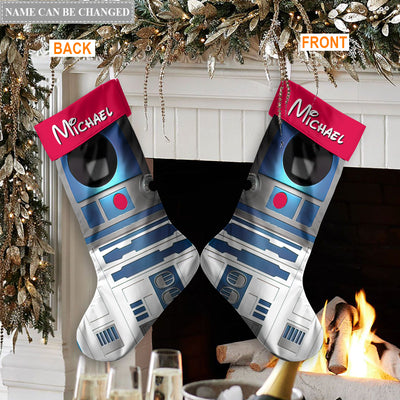 Christmas Star Wars R2-D2 Cosplay Personalized - Christmas Stocking