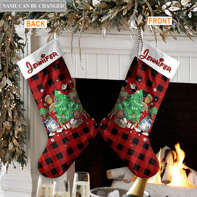 Christmas Star Wars It's The Most Wonderful Time Of The Year! Personalized - Christmas Stocking
