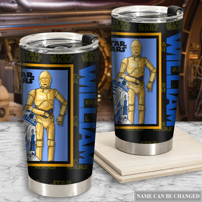 Star Wars R2-D2 And C-3PO Gift For Fan Personalized - Tumbler