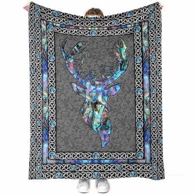 50" x 60" Hunting Deer Love Hunting - Flannel Blanket - Owls Matrix LTD