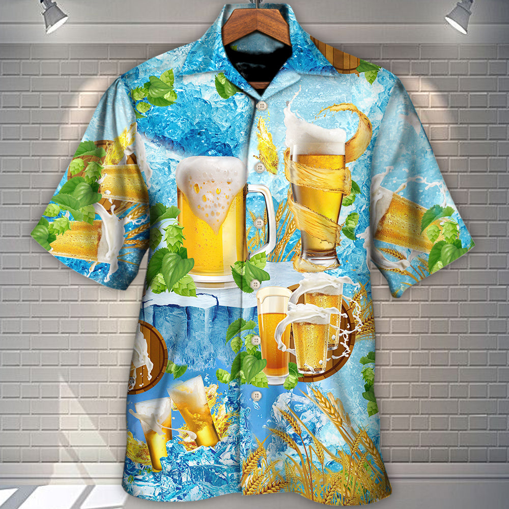 Beer Make Everyone Happy - Hawaiian Shirt - Owls Matrix LTD