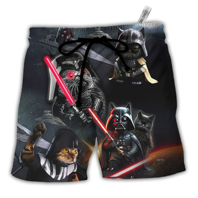 Star Wars Cat Darth Vader - Beach Short