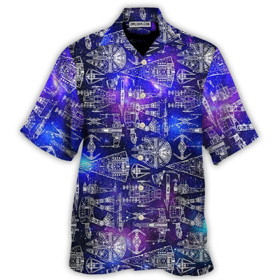 SPACE SHIPS STAR WARS GALAXY - Hawaiian Shirt For Men, Women, Kids - Owl Ohh-Owl Ohh