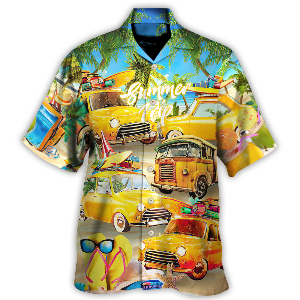 Hawaiian Shirt / Adults / S Car Let The Sea Summer Trip - Hawaiian Shirt - Owls Matrix LTD