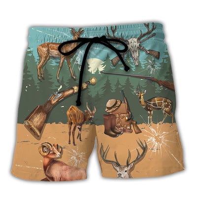 Hunting Deer Hunting Save Me From Being A Pornstar Now I'm Just A Shooter Lover - Beach Short