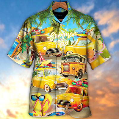 Car Let The Sea Summer Trip - Hawaiian Shirt - Owls Matrix LTD