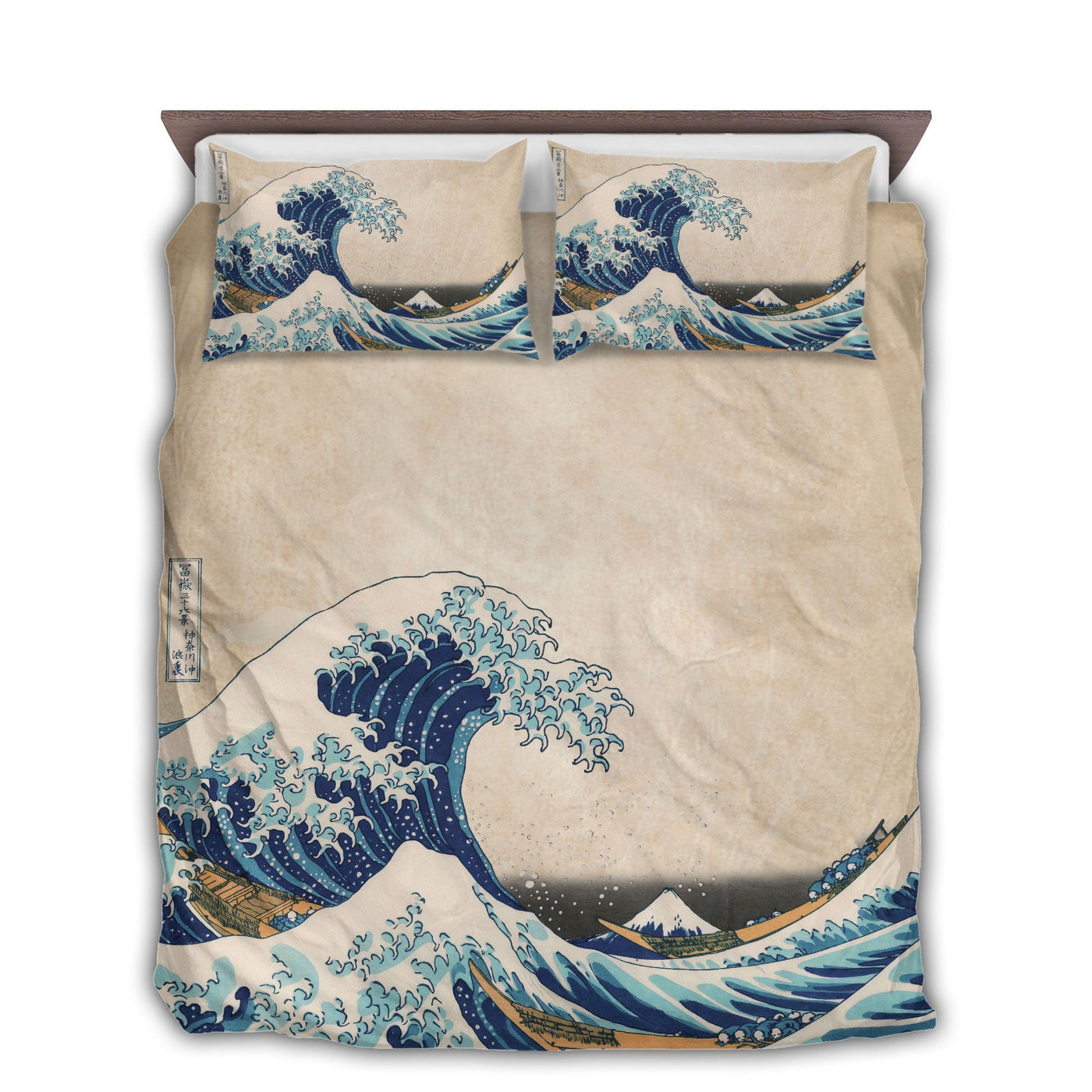 US / Twin (68" x 86") Ocean Wave Amazing Style - Bedding Cover - Owls Matrix LTD