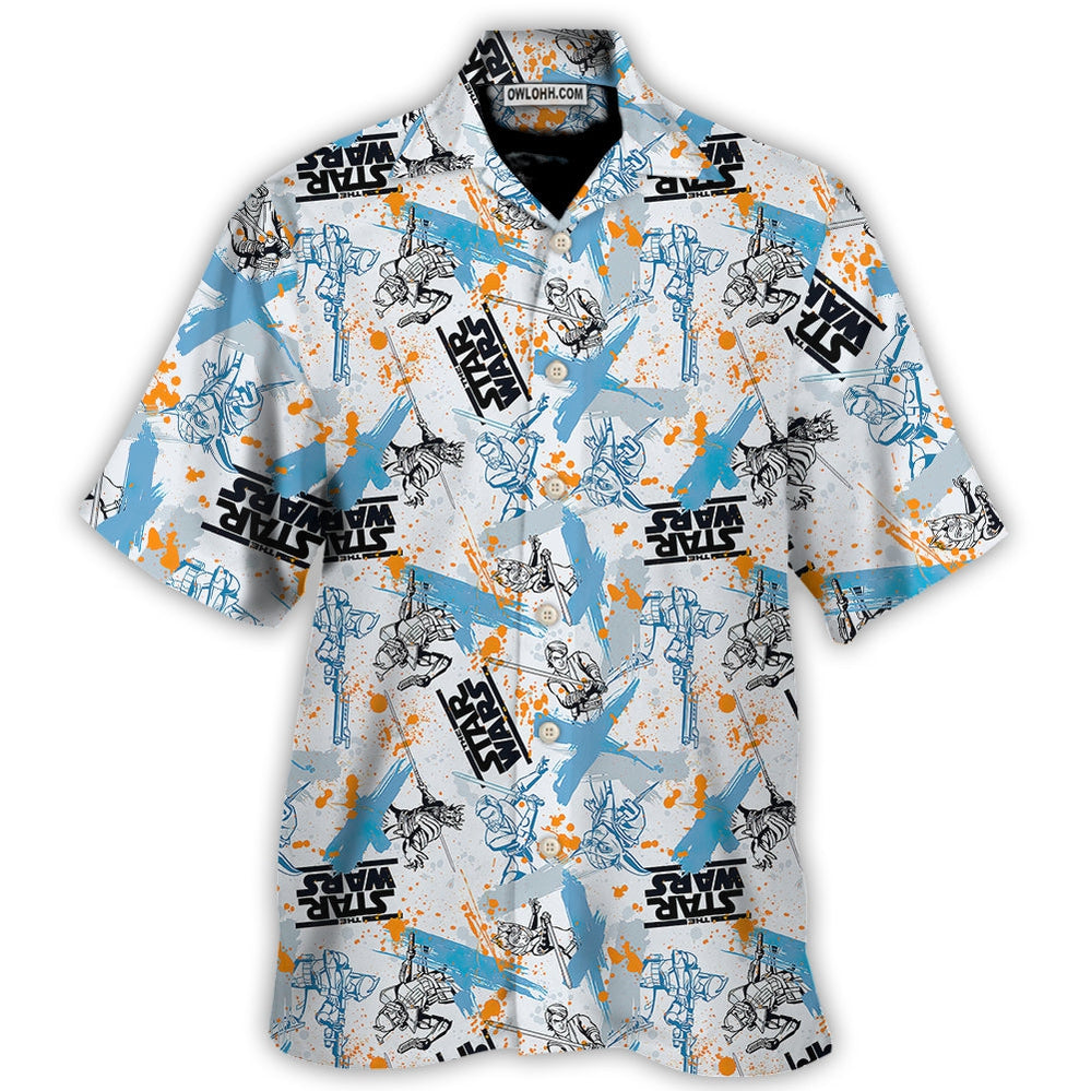 Starwars Yoda Fighters Pattern - Hawaiian Shirt