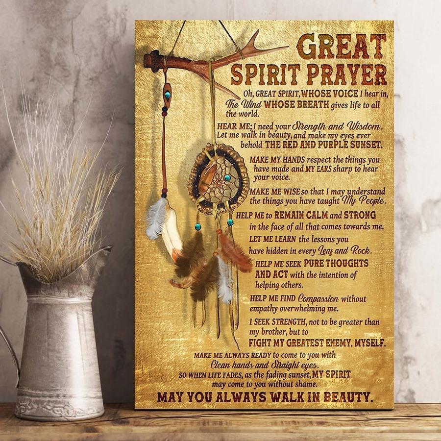 Native Peace Love Life Special Vintage - Vertical Poster - Owls Matrix LTD