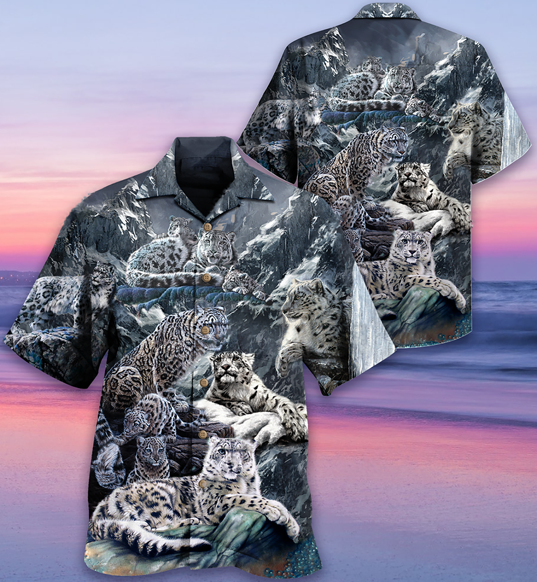 Catamount Love Animals - Hawaiian Shirt - Owls Matrix LTD