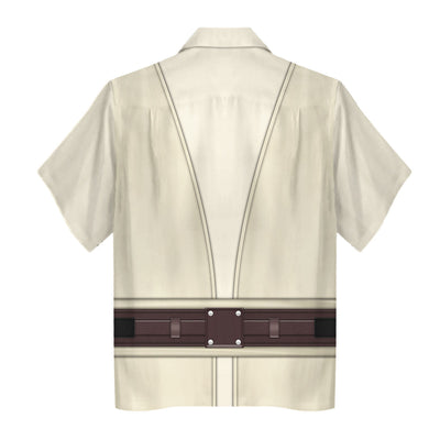 Star Wars Qui-Gon Jinn's Jedi Robes Costume - Hawaiians shirt