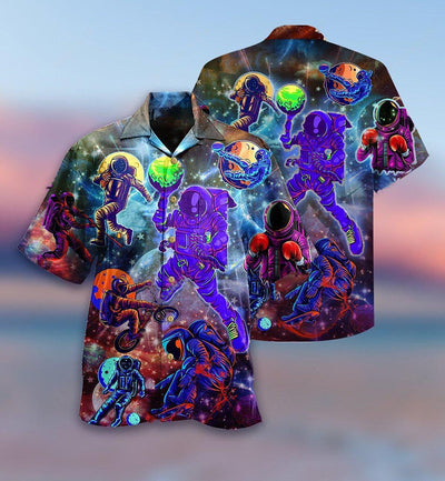 Galaxy Discover - Hawaiian Shirt - Owls Matrix LTD