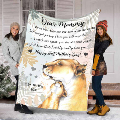 Lion Forever And Ever Personalized Style - Flannel Blanket - Owls Matrix LTD