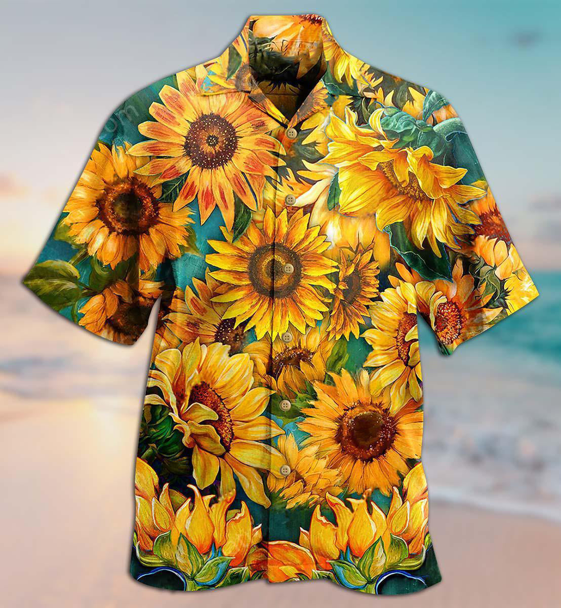 Sunflower Is Peace Life - Hawaiian Shirt - Owls Matrix LTD