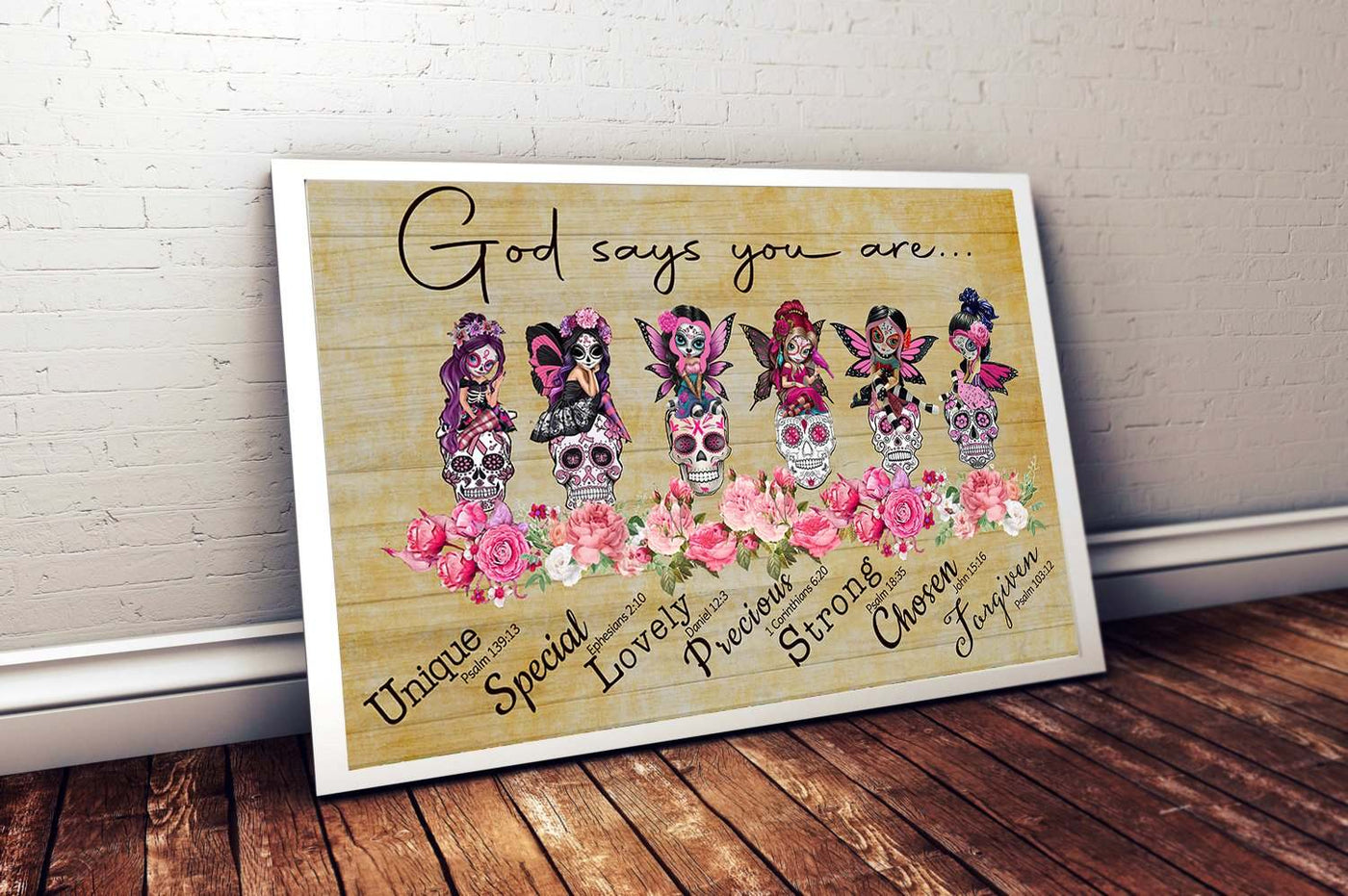 God Says You Are Breast Cancer - Horizontal Poster - Owls Matrix LTD