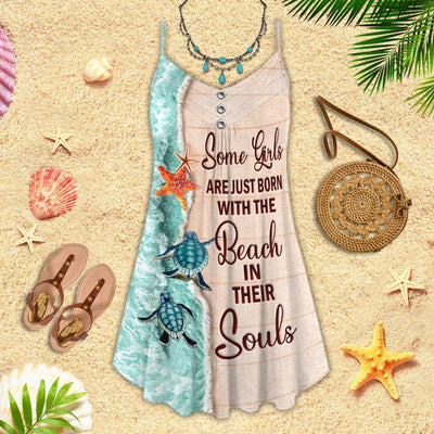 Turtle Beach In Their Soul - Summer Dress - Owls Matrix LTD