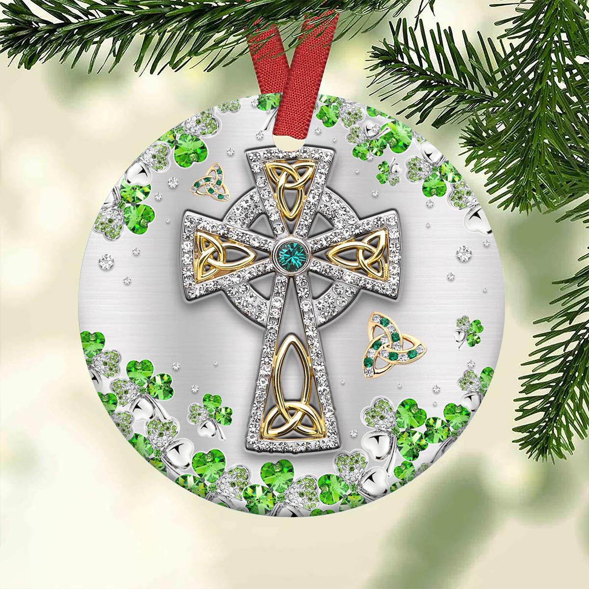 Irish Jewelry Nice Style - Circle Ornament - Owls Matrix LTD