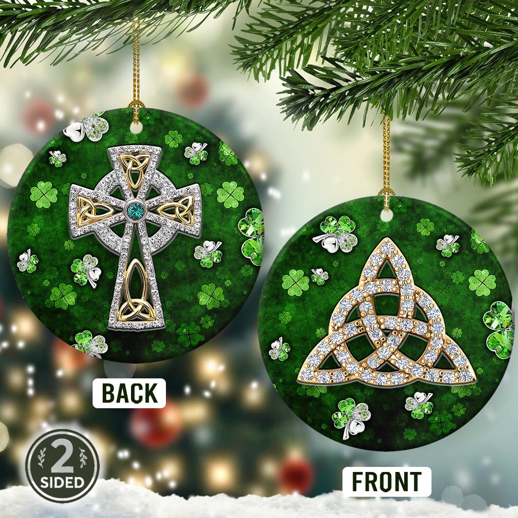 Irish Jewelry Green Style - Circle Ornament - Owls Matrix LTD