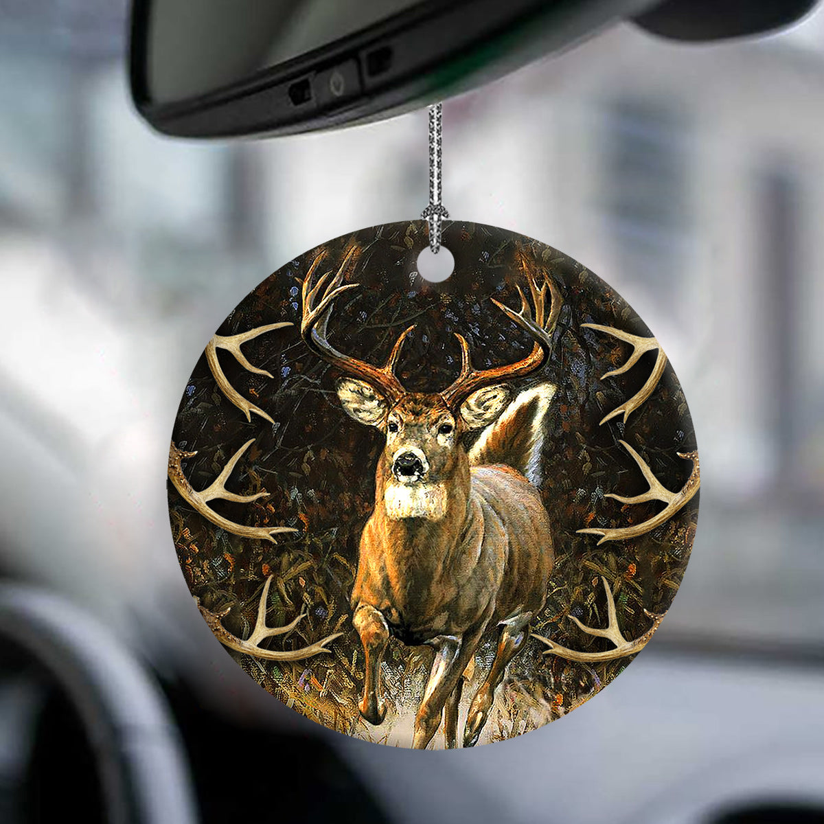 Hunting Deer Hunting Lovers - Circle Ornament - Owls Matrix LTD