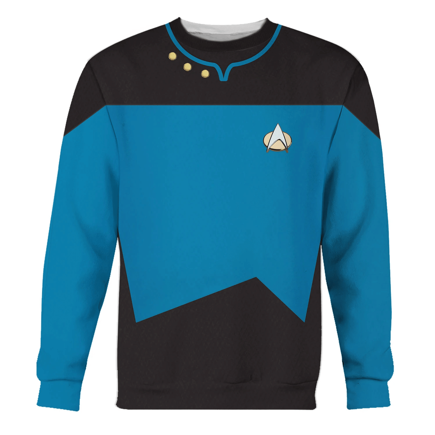 Star Trek The Next Generation Blue Cool - Sweater - Ugly Christmas Sweater