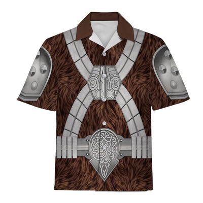 Star Wars Black Krrsantan, Brown Costume - Hawaiian Shirt