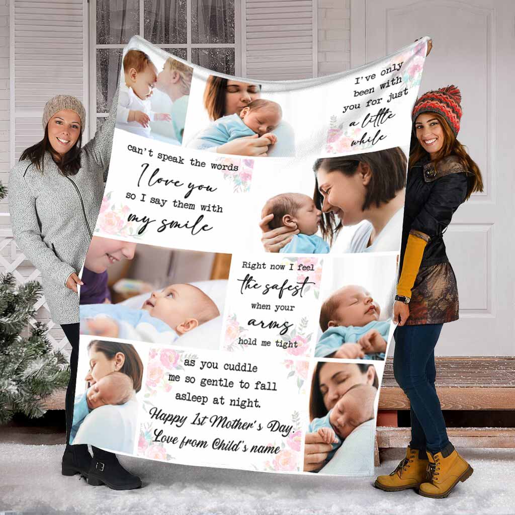 Family I've Only Been With You For A Little While Custom Photo Personalized - Flannel Blanket - Owls Matrix LTD