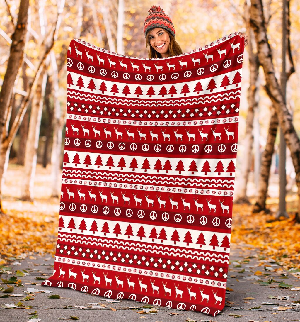 Christmas Simple But Nice Style - Flannel Blanket - Owls Matrix LTD