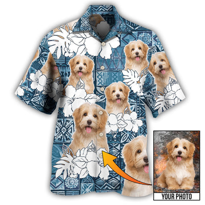 2 / Adults / S Dog Summer Aloha Custom Photo - Hawaiian Shirt - Owls Matrix LTD
