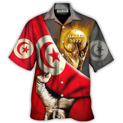 Hawaiian Shirt / Adults / S World Cup Qatar 2022 Tunisia Will Be The Champion - Hawaiian Shirt - Owls Matrix LTD