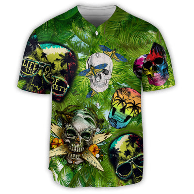 S Skull Where There Is Life There Is Hope - Baseball Jersey - Owls Matrix LTD