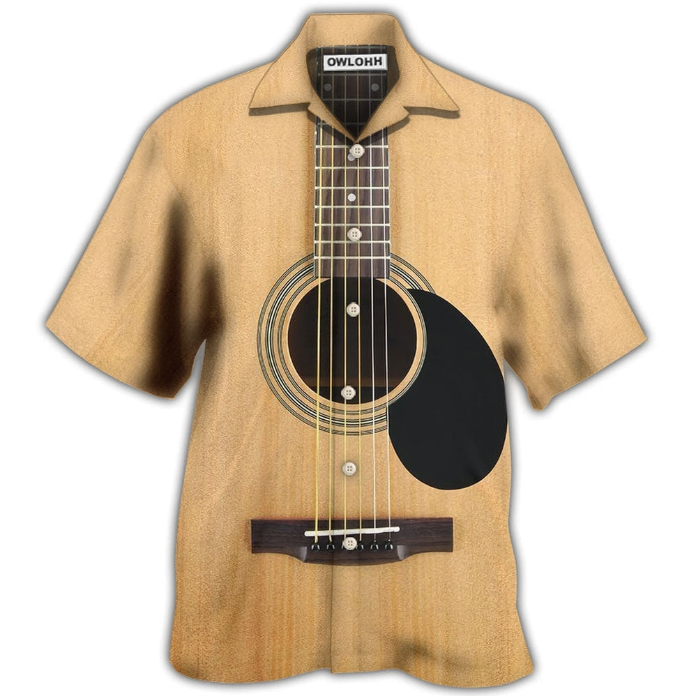 Hawaiian Shirt / Adults / S Guitar I Pet Dog I Play Guitar I Know Things - Hawaiian Shirt - Owls Matrix LTD
