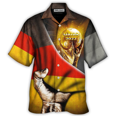Hawaiian Shirt / Adults / S World Cup Qatar 2022 Germany Will Be The Champion - Hawaiian Shirt - Owls Matrix LTD