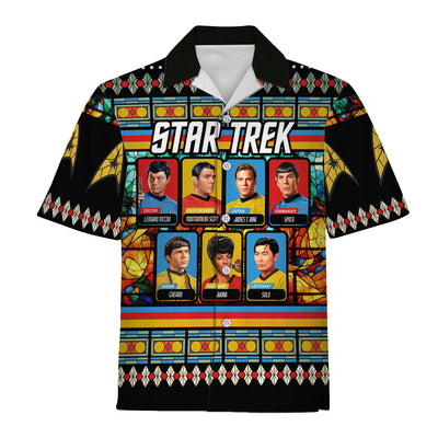 Star Trek The Original Series Character Squares Cool - Hawaiian Shirt