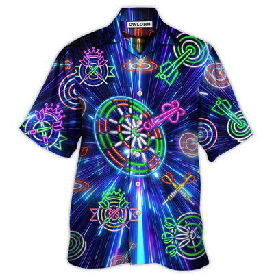 Hawaiian Shirt / Adults / S Dart Neon Light Sign Awesome - Hawaiian Shirt - Owls Matrix LTD