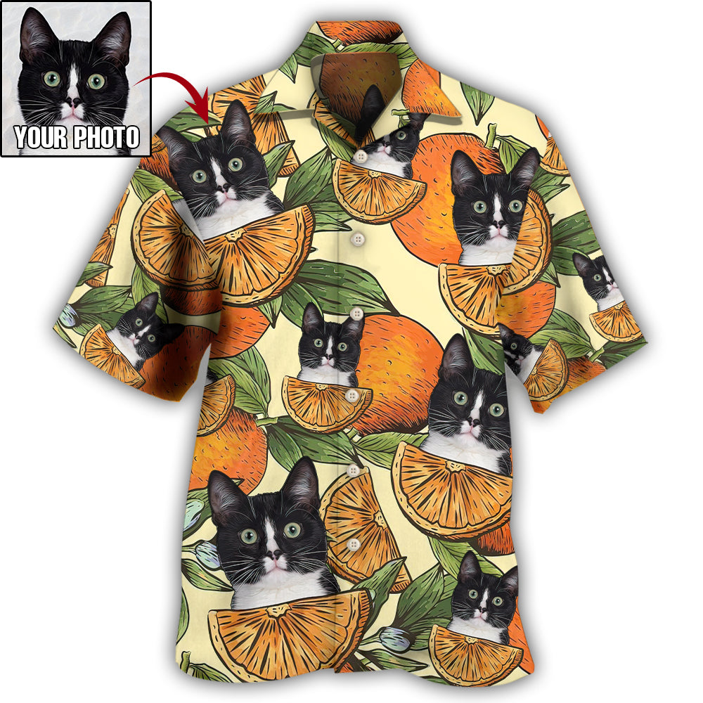 4 / Adults / S Cat Tropical Various Style Custom Photo - Hawaiian Shirt - Owls Matrix LTD