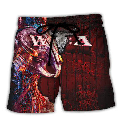 Music Event Wacken Open Air Nature & Future Of Music, Metal & Humanity - Beach Short - Owls Matrix LTD